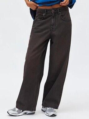 Urban Outfitters BDG Jaya Baggy Boyfriend Jeans - Chocolate, Size 25